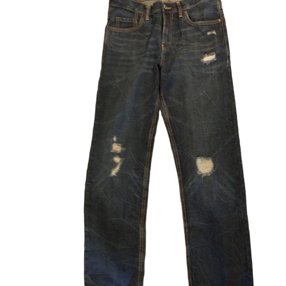 Levi Strauss 502 Big Boys jeans sz 16 W28 L28 dark blue